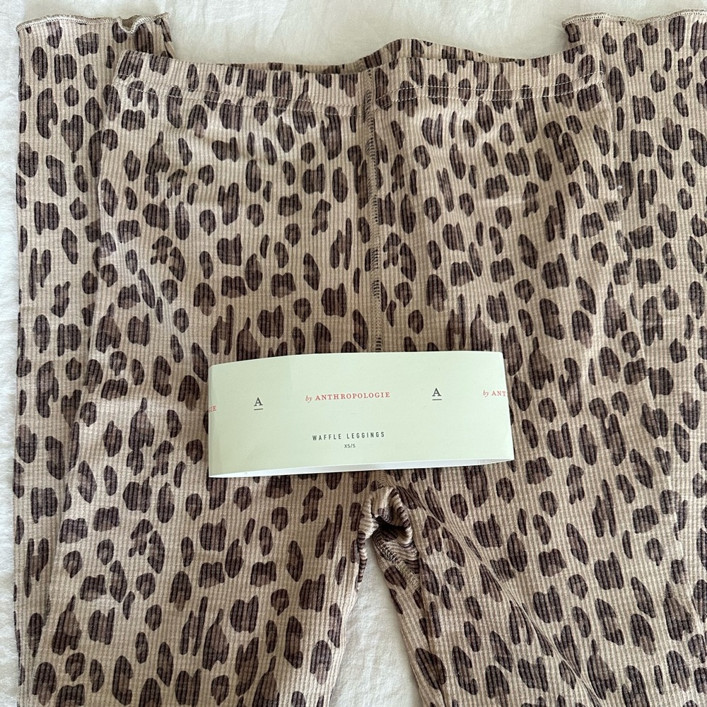 Anthropologie waffle leggings size XS/S. NEW WITH TAGS!